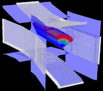 FEM FORGE FEATURES Total accumulated plastic strain [] Fast 3D simulations due to innovative concept of periodicity Simple