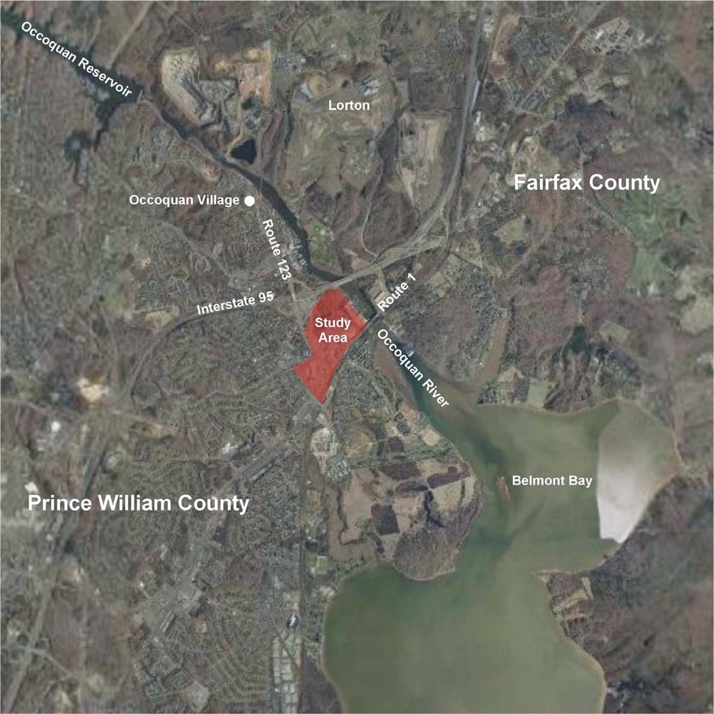 Study Area Context Located in the northeast portion of Prince William County. Northern Gateway along I- 95 and Route 1.