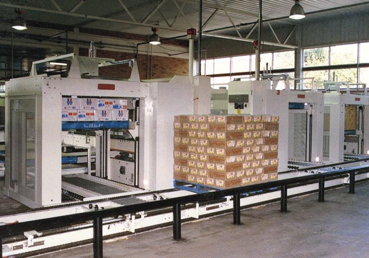 Options Across both models there are a number of options: Stack heights: 1650/1950/2550mm including pallet Pallet board/slip sheet inserter: places a pallet board or slip sheet (typically plastic or
