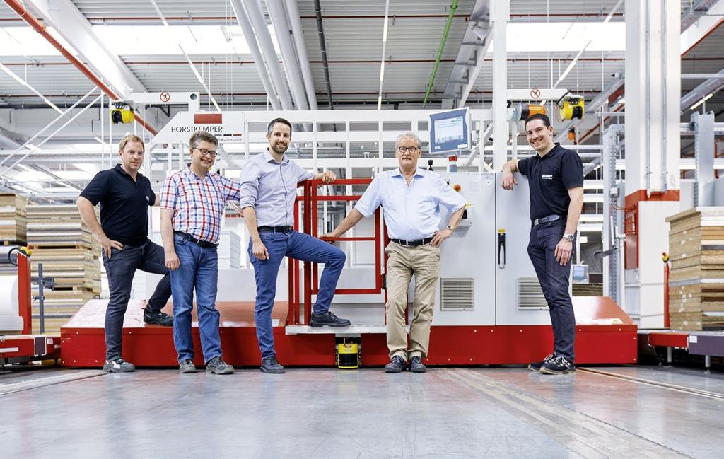 PC Control 03 2018 worldwide germany Involved in the implementation of the transport automation were (from left) Christian Pankoke, Technical Documentation and Work Preparation at Beckhoff Systems