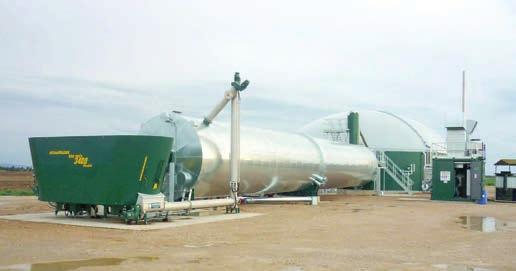 industrial sources. Processing these substances in a biogas plant generates renewable energy.
