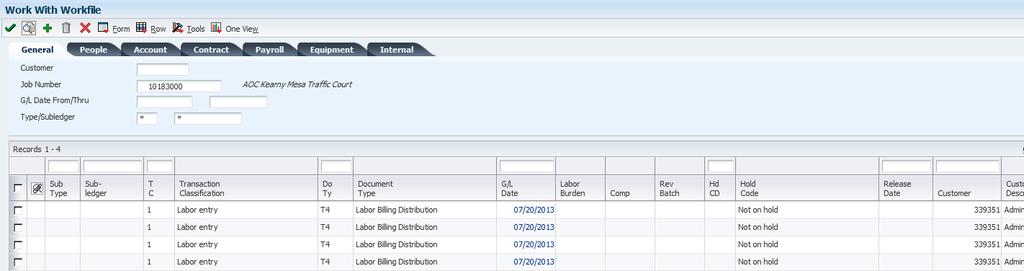 14. Using the Workfile Revisions program you can also manage what gets billed by