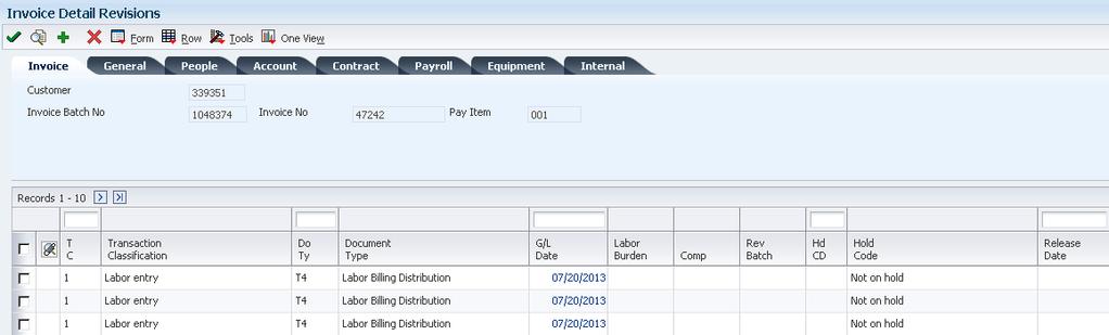 Payroll Security to view that transaction.