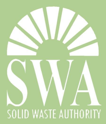 Solid Waste Authority of Palm Beach County Dependent Special District established in 1975 responsible for management of the solid waste generated in Palm Beach County, Florida.