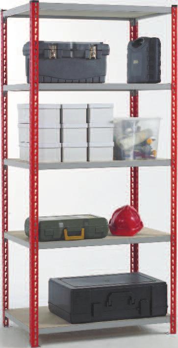 Supplied as ready to build units, shelving bays are available with optional extra shelf levels for adaptability or can be designed to your specific needs.