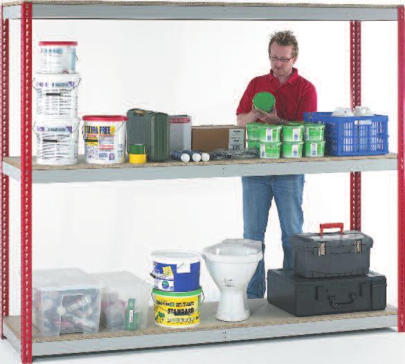 HEAVY DUTY Strong and robust adjustable shelving for manufacturing, engineering and production environments.