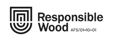 5 OWNERSHIP AND USAGE OF THE LOGO The Responsible Wood Logo is copyright material and is a registered Certification Trade Mark owned by Responsible Wood.
