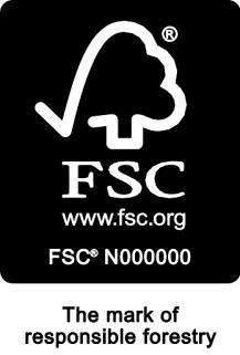 negative Black and white positive Figure 2: Standard colours of the FSC logo 10.