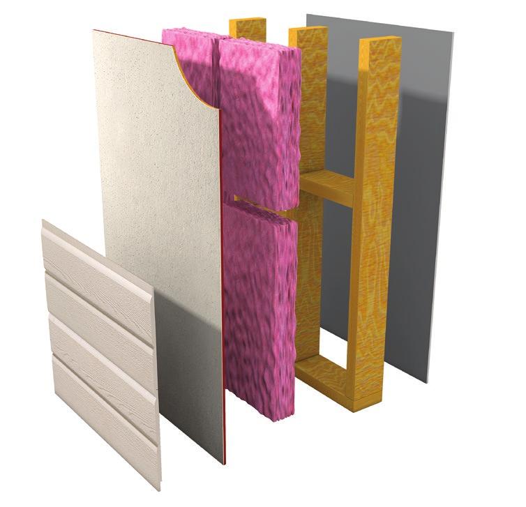 ASSEMBLIES REDUCE THE COST OF MATERIALS AND LABOR FIBERGLASS INSULATION LOAD-BEARING WALL UL DESIGN NO.