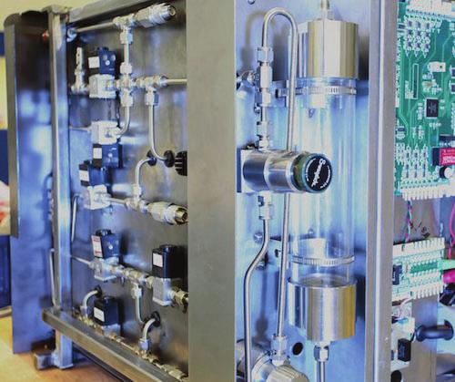 ITM is developing a range of self contained electrolyser systems which produce hydrogen at convenient pressures. Hydrogen production rates fall into three ranges: Small: In the region of 0.5 2.
