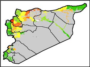 - 20 - Figure 7: Syrian Arab Republic - Agricultural Stress Index (ASI) (mid-month) Sep 2016 Oct 2016 Nov 2016 Dec 2016 Jan 2017 Feb 2017 Mar 2017 Apr 2017 Source: FAO Earth Observation for Crop