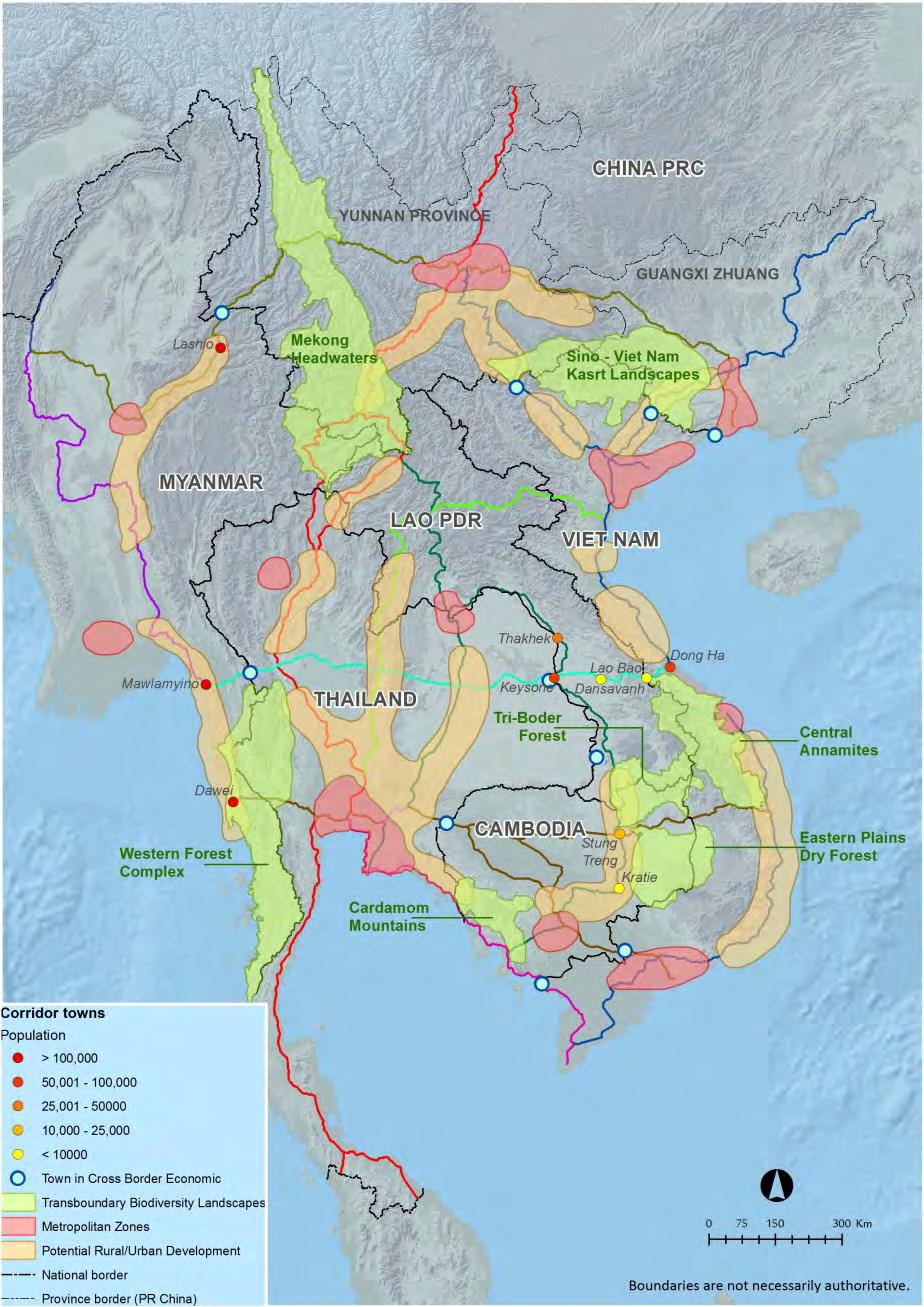 The case for regional cooperation Landscapes Mekong Headwaters Sino-Vietnamese Limestone Annamites Tri-border forests Eastern Plains Dry Forests Tenasserim Mountains
