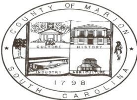 County of Marion P.O. Box 744 Marion, S.C. 29571 Application for Employment Marion County, South Carolina, does not discriminate on the basis of race, color.