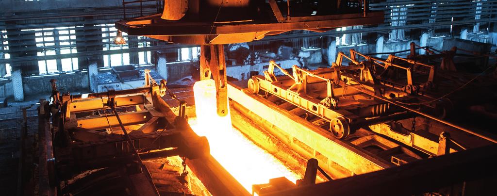 REHEAT FURNACES Most steel mills and metal forging operations rely on reheat furnaces to ensure that metal slabs or billets reach a uniform and repeatable temperature prior to being sent to their