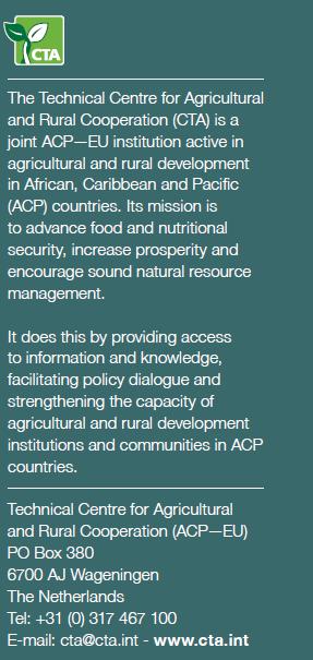 Main sources CARICOM, Draft Community Agricultural Policy CARICOM, October 2011 http://www.pn4ad.