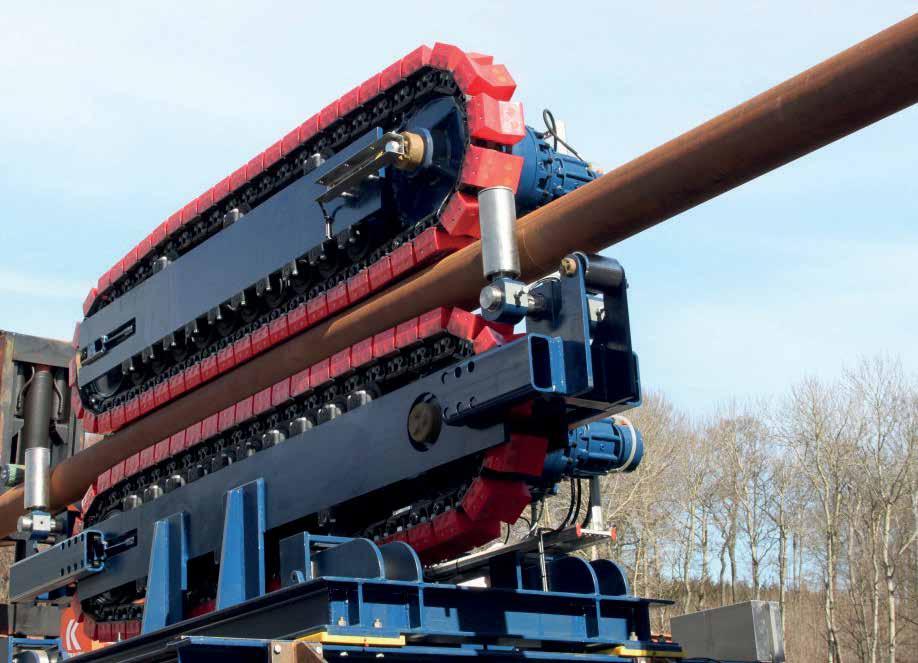 Tensioners 10T Tensioners Oceanteam Solutions has available 10t baricon tracked tensioners for installation of power cables and umbilicals.