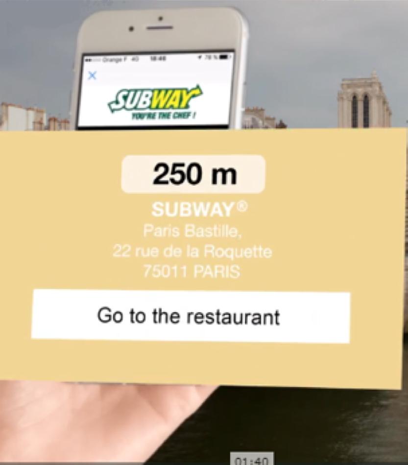 Subway used location data, geofencing,