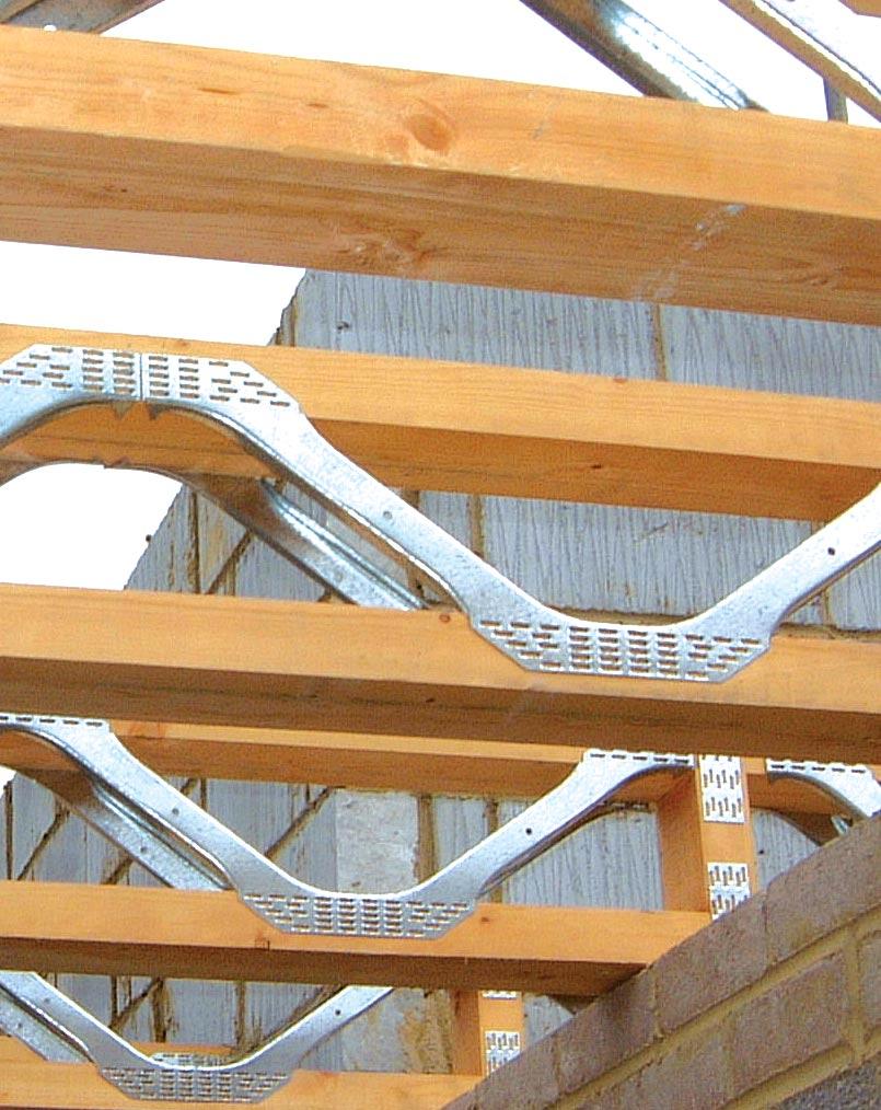 Layout, Positioning & Lifting easi-joists typically placed perpendicular to loadbearing walls.