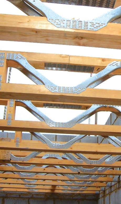 The easi-joist combines the lightness of timber with the structural qualities of the metal web, together these two components offer an opportunity for designing commercial, domestic and industrial