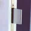 A B C Multi-point lock system with solid brass center deadbolt and key lock provide optimal safety.