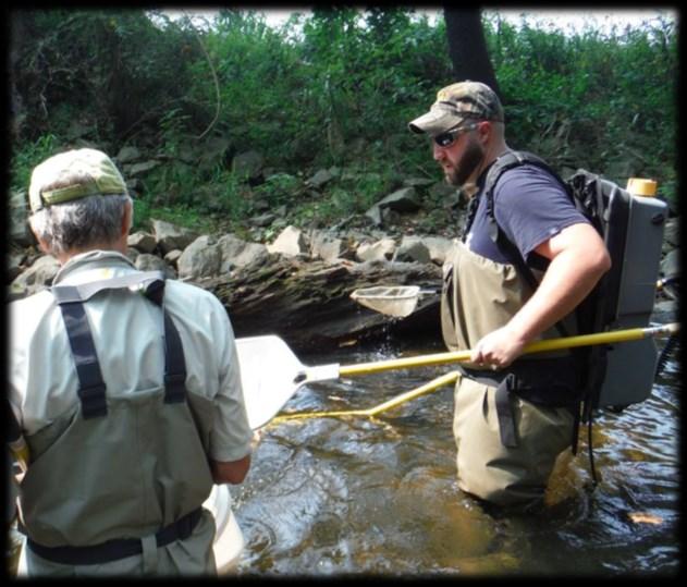 Manager. He shares his expertise of our local waterways and aquatic science with students when leading electrofishing or stream study programs.
