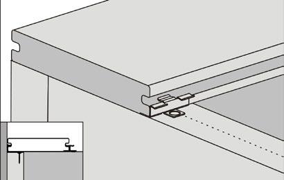 Option 2: Mini Gap Clip Installation 3 Next, fix the screw down into