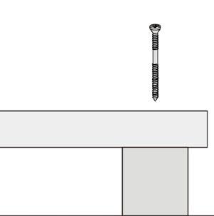 25.4 mm 90 degree angle Composite Board 25.4 mm Joist Sister Joist DIAGRAM 1 DIAGRAM 2 DIAGRAM 3 Fasteners Continued Always use screws designated for use with composite decking material.
