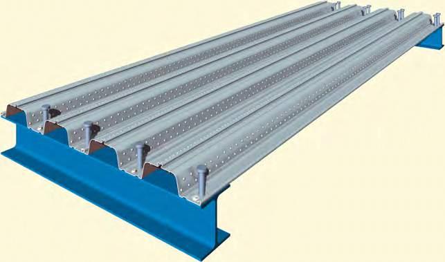 ComFlor 46, 51+, 60, 80 & 100 - Design, construction and sitework information Composite floor decks - Sitework Deck fixing Immediately after laying, the deck must be fixed through its trough to the