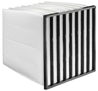 Pocket filters Most often used as a pre-filter Life typically 1 to 2 years, disposable Efficiency between G3 to F7 vs.