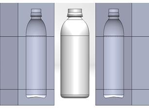 In order to contain the liquid, the bottle has an inner coating barrier.