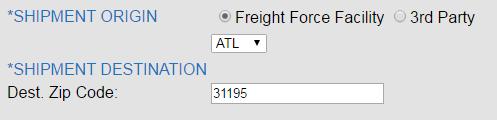Freight Force offers 3 types of standard service. Please select one of the following options: Delivery: Recovering from a service provider (airline, line haul carrier, etc.