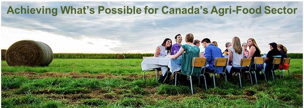 We asked What is possible for the Canadian agri-food sector?