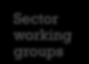 + Roles & responsibilities Sector working groups EWG Project