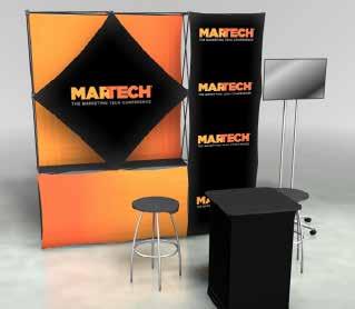 EXHIBITS 5 X 10 TURNKEY BOOTH PACKAGE 5 X 20 TURNKEY BOOTH PACKAGE $12,500 $24,000 Turnkey display structure (5 x10 ) with