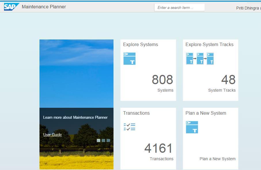 Maintenance Planner The Next Generation Experience for Landscape Maintenance Maintenance Planner is a service of SAP Solution Manager hosted on SAP Support Portal supporting customers and SAP in