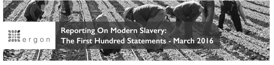 Stakeholder Expectations The spirit of the law is to encourage companies to develop a longer term strategic approach to addressing modern slavery in their supply chains.