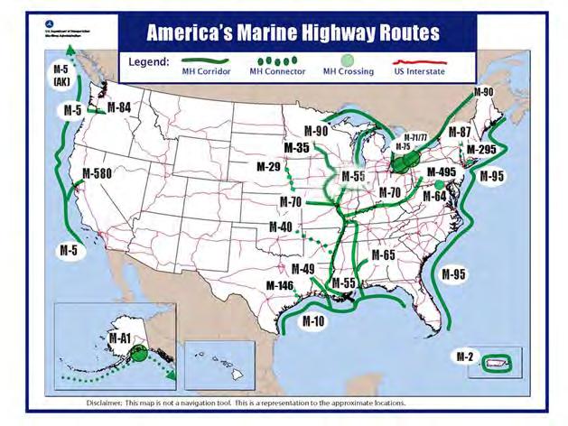 Chapter 3 Missouri Freight System Figure 3-5: U.S. Marine Highway Routes Source: U.