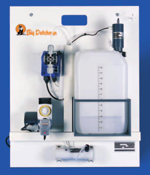 Mobile proportioner for dosing additives into the water supply The broad Big Dutchman product range also includes a new proportioner.