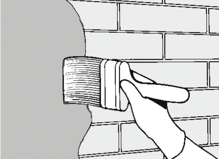 Primers: A primer coat is recommended to obtain maximum adhesion of the render. Details on the use of primers are covered earlier in this technical sheet. Primer application.