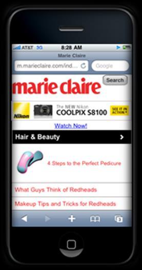 Mobile Display Ads 11 Mobile display advertising using our proprietary