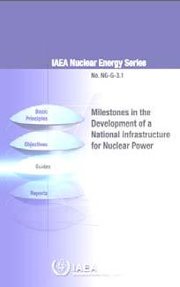 Phased approach using Milestones for infrastructure building Declaration of interest in nuclear as an option ENEGY PLANNING Phase 1: 1-3 years Development of knowledge of commitment/obligation &