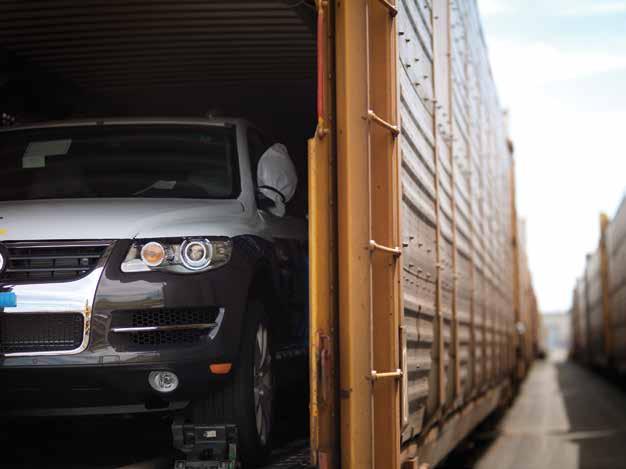 AUTOMOTIVE As a transportation leader in the automotive industry with connections to ports on three coasts, CN handles over 2.