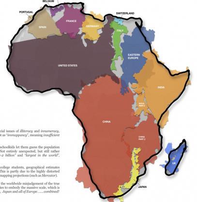 Africa is BIG