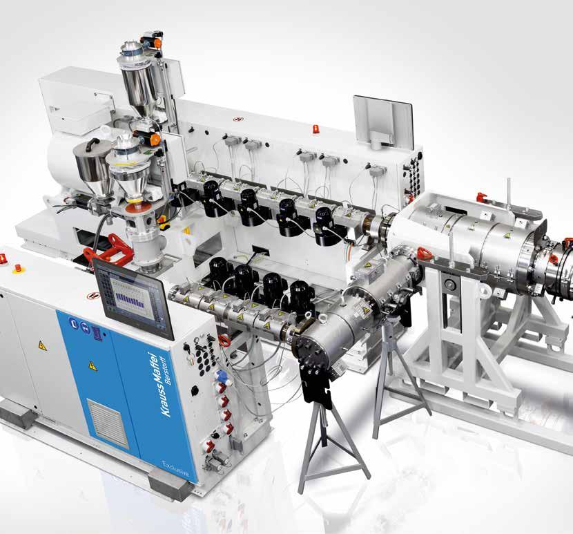 36D single-screw extruder with KME 38-30 B/R coextruder as a multi-layer extrusion solution 7 Broad range of applications The 36D single-screw extruder series is the specialist for processing all