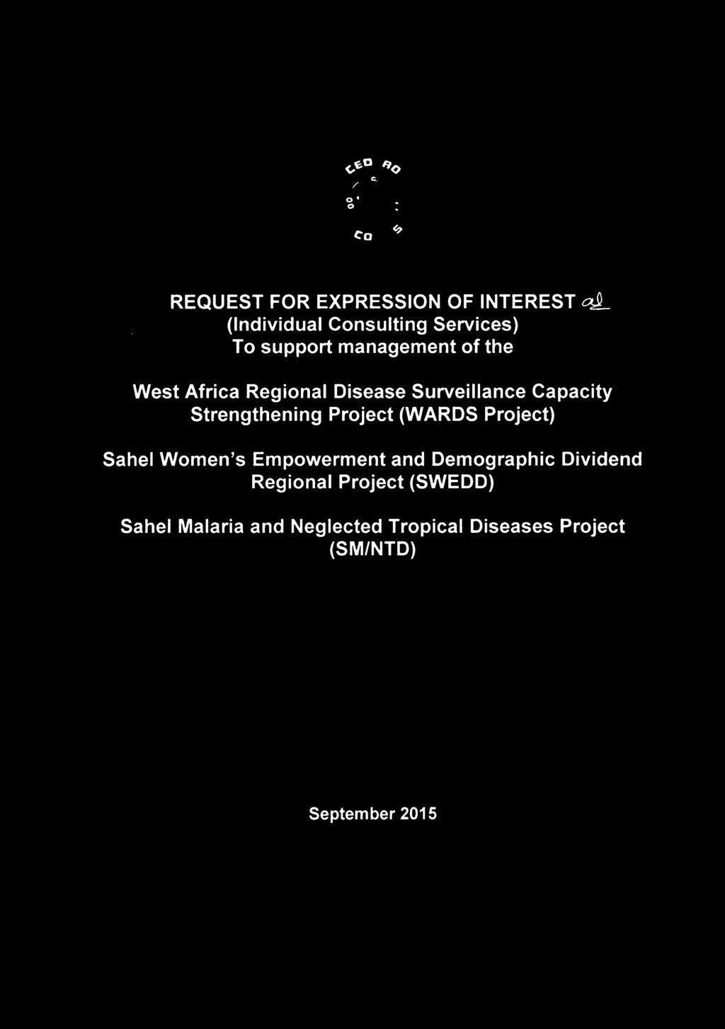 Project (WARDS Project) Sahel Women's Empowerment and Demographic Dividend Regional