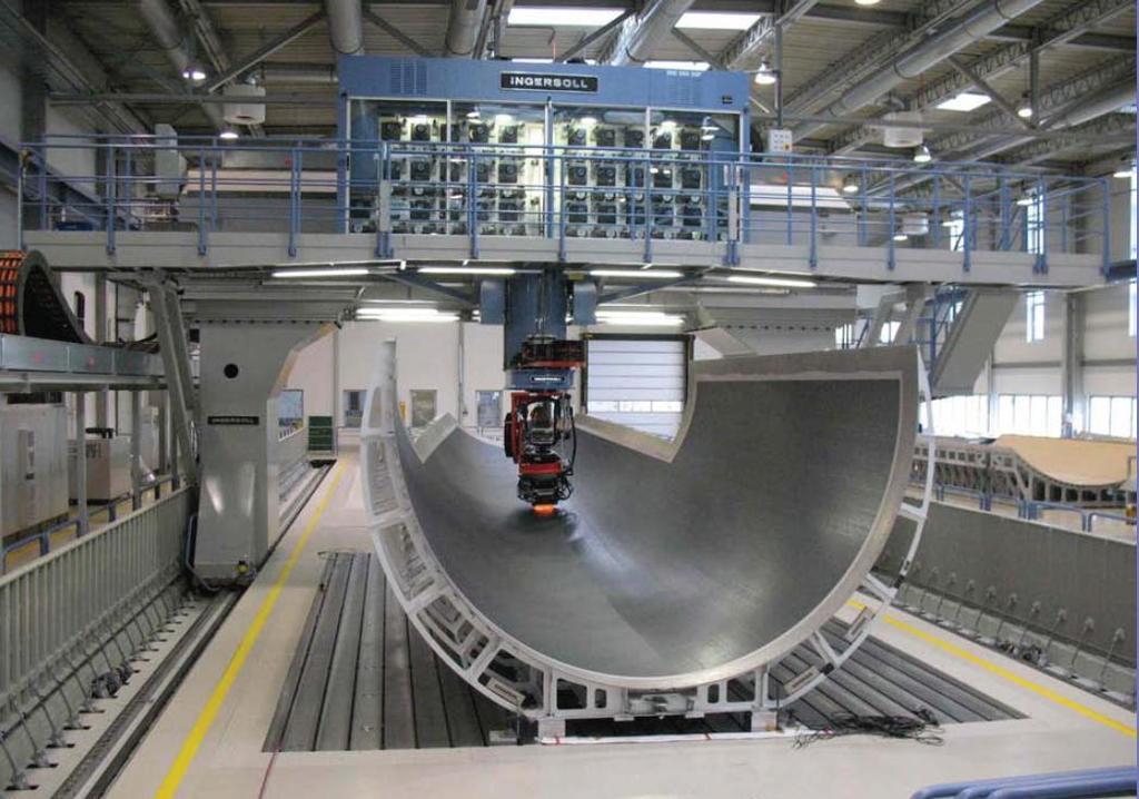 Automation of Blade Fabrication Automation of aerospace composite manufacturing is virtually routine with hundreds of prepreg tape machines operating across the globe.