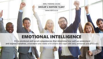 Emotional Intelligence 2 days EQ is emotional and social competencies that determine how well we understand and express ourselves, understand and relate with others and cope with daily demands and