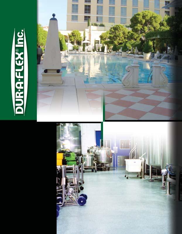 UV stable MMA systems are perfect for outdoor use and provide exceptional performance on pool decks and walkways. Specifying a Dur-A-Flex floor and wall system is simple!