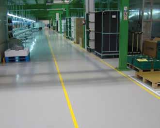 chemical resistant epoxy floor coating, offering an adjustable anti-slip resistance.
