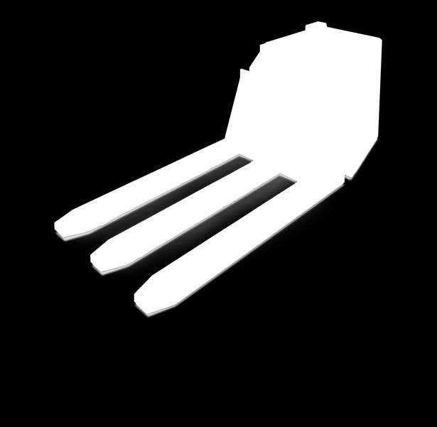 2 / 508 mm Number of forks: 3 Length of forks: 2,600 mm Width of forks: 320 mm Height of forks: 115-445 mm Battery